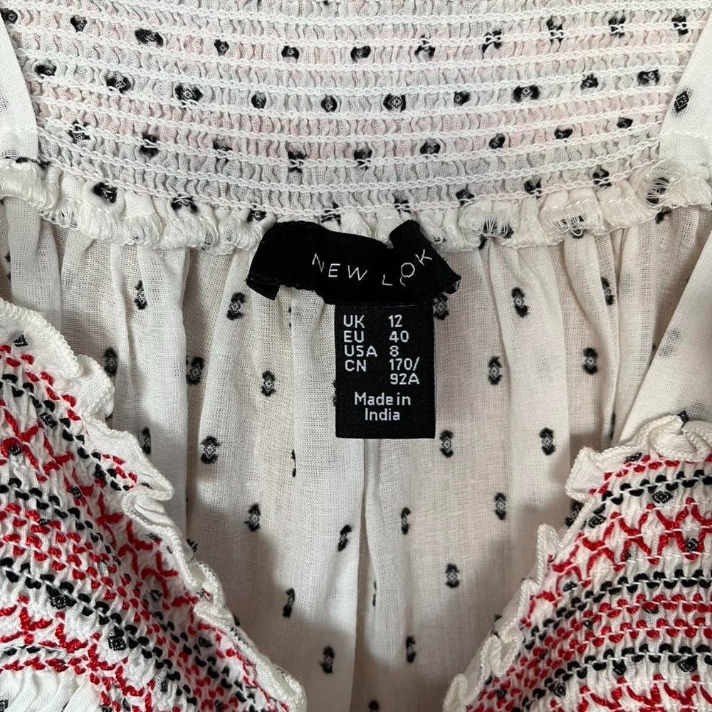 New Look Womens White Blouse